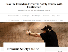 Tablet Screenshot of firearm-safety-course.com